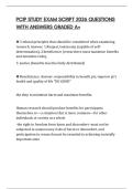 PCIP STUDY EXAM SCRIPT 2026 QUESTIONS WITH ANSWERS GRADED A&plus;