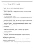 PSY 217 EXAM 1 STUDY GUIDE