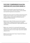 PCIP STUDY COMPREHENSIVE EXAM 2026 QUESTIONS WITH SOLUTIONS GRADED A&plus;