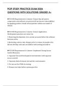 PCIP STUDY PRACTICE EXAM 2026 QUESTIONS WITH SOLUTIONS GRADED A&plus;