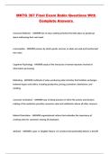MKTG 367 Final Exam Babin Questions With Complete Answers 