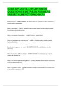 NACE CIP LEVEL 1 STUDY GUIDE QUESTIONS & DETAILED ANSWERS PASSED ALREADY GRADED A&plus;