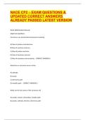 NACE CP2 &ndash; EXAM QUESTIONS & UPDATED CORRECT ANSWERS ALREADY PASSED LATEST VERSION