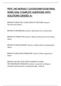 PSYC 140 MODULE 1 LOCKDOWN EXAM FINAL PAPER 2026 COMPLETE QUESTIONS WITH SOLUTIONS GRADED A&plus;