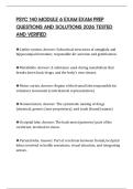 PSYC 140 MODULE 6 EXAM EXAM PREP QUESTIONS AND SOLUTIONS 2026 TESTED AND VERIFIED