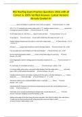 RCE Roofing Exam Practice Questions 2026 with all Correct & 100&percnt; Verified Answers &vert;Latest Version&vert; Already Graded A&plus;