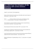 Soc 1010 Final Test &lpar;Chapters 10-16&rpar; questions with correct answers 2025&sol;2026