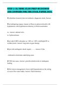 STEP 2 CK NBME EXAM PREP QUESTIONS AND ANSWERS FOR THE FINAL PAPER 2026&period;