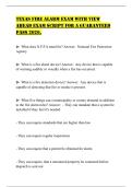 TEXAS FIRE ALARM EXAM WITH VIEW AHEAD EXAM SCRIPT FOR A GUARANTEED PASS 2026&period;