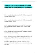 TEXAS JURISPRUDENCE EXAMS SET EXAM PREP TESTED QUESTIONS 2026 GRADED A&plus;