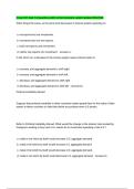 Econ 201 Quiz 1-4 Questions with Correct Answers Latest Update 2025&sol;2026