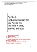 Applied PathophTest bank For Applied Pathophysiology for the Advanced Practice Nurse 2nd Edition by Lucie Dlugasch&semi; Lachel Story Chapter 1-14 &vert; 9781284255614