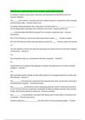 VIBS 420 Quiz 1 Questions with Correct Answers Latest Update 2025&sol;2026