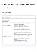 ECMO Exam with Correct Answers 100&percnt; Solved