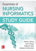 Essentials of Nursing Informatics Study Guide&comma; 2016 Edition by Julianne Brixey