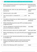 EMT&colon; Chapter 6 &lbrack;the human body&rsqb; Exam with Correct Answers
