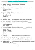 EVR 1001 chapter 9- Questions and Answers