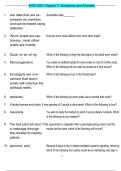 EVR 1001 Chapter 1- Questions and Answers