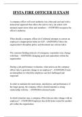IFSTA FIRE OFFICER II EXAM QUESTIONS AND ANSWERS 2026