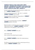 SUMMARY ISDS361A FINAL EXAM CHEAT SHEET 2026&sol;2027 &vert;&vert; INFORMATION SYSTEMS & DATA ANALYTICS REVIEW &vert;&vert; VERIFIED KEY CONCEPTS &vert;&vert; HIGH-YIELD STUDY GUIDE &vert;&vert; COMPLETE EXAM PREP &vert;&vert; GRADED A&plus;