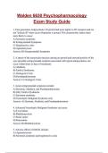 Walden 6630 Psychopharmacology Exam Study Guide Questions and Correct Answers &lpar;100&percnt; VERIFIED&rpar;&vert; 2025&sol;2026