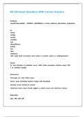 NR 603 Exam Questions With Correct Answers