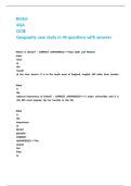 Bristol AQA GCSE Geography case study in 40 questions with answers&period;