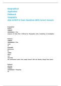Geographical Application Fieldwork Geography AQA GCSE&lpar;9&period;1&rpar; Exam Questions With Correct Answers