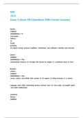GEB 3213 Exam 1 Hayes FSU Questions With Correct Answers&period;