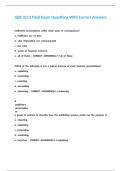 GEB 3213 Final Exam Questions With Correct Answers