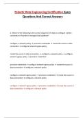 Palantir Data Engineering Certification Exam Questions And Correct Answers