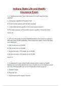 Indiana State Life and Health Insurance Exam Questions and Correct Answers &lpar;100&percnt; VERIFIED&rpar;&vert; 2025&sol;2026
