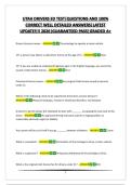 UTAH DRIVERS ED TEST&vert;QUESTIONS AND 100&percnt; CORRECT WELL DETAILED ANSWERS&vert;LATEST UPDATE&excl;&excl;&excl;&excl; 2026&vert;GUARANTEED PASS&vert;GRADED A&plus;