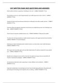 CNT WRITTEN EXAM 2025 QUESTIONS AND ANSWERS