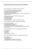 MKTG 352 FINAL QUIZ QUESTIONS & ANSWERS