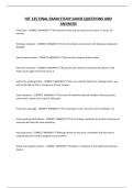 HIT 125 FINAL EXAM STUDY GUIDE QUESTIONS AND ANSWERS