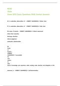 NCNZ State Exam 2025 Exam Questions With Correct Answers &comma;