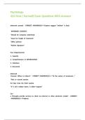 Psychology 623 Final &lpar; harmell&rpar; Exam Questions With Answers &comma;