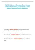 FINC 3610 Exam 4 Dismukes Exam Newest  2025&sol;2026 Complete Questions and Correct  Detailed Answers Already Graded A&plus; 