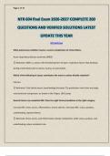 NTR 604 final EXAM &lpar;3 VERSIONS&rpar;