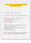 Psych 1 &lpar;Gade&comma; UC Berkeley&rpar; Midterm 3 Actual Exam 2025-2026 Questions