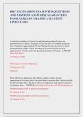RBC 3 SCENARIOS EXAM WITH QUESTIONS  AND VERIFIED ANSWERS&vert;&vert; GUARANTEED  PASS&vert;&vert; ALREADY GRADED A&plus;&vert;&vert; LATEST  UPDATE 2025 