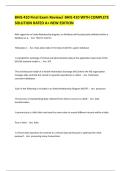 BHIS 410 Final Exam Review&sol; BHIS 410 WITH COMPLETE SOLUTION RATED A&plus; NEW EDITION 