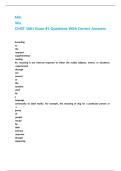 Min Wu CMST 1061 Exam -1 Questions With Correct Answers 
