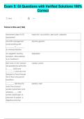 Exam 5&colon; GI Questions with Verified Solutions 100&percnt;  Correct