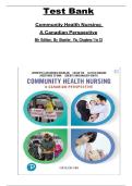 Test Bank &ndash; Community Health Nursing&colon; A Canadian Perspective&comma; 5th Edition by Leanne C&period; Stamler & Lydia Yiu &vert; Complete Chapters 1&ndash;33