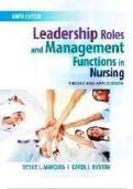  Leadership Roles and Management Functions in Nursing 9th Edition Test Bank &ndash; Marquis & Huston