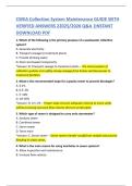 CWEA Collection System Maintenance &ndash; Study Guide with Verified Answers 2025