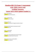 Hondros BIO 254 &ndash; Exam 2 Assessment &lpar;100&percnt; Verified Correct Answers&rpar; &ndash; Graded A&plus; Study Material 2025&sol;2026