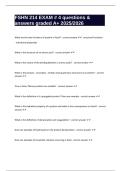 FSHN 214 EXAM &num; 4 questions & answers graded A&plus; 2025&sol;2026